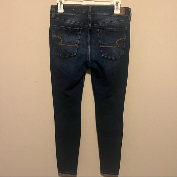 AE WOMENS NEXT LEVEL 360 STRETCH RIPPED HI RISE JEGGING - Picture 2 of 8